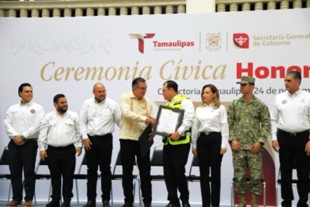 Américo Villarreal reconoce labor de Protección Civil de Tamaulipas Américo Villarreal reconoce labor de Protección Civil de Tamaulipas