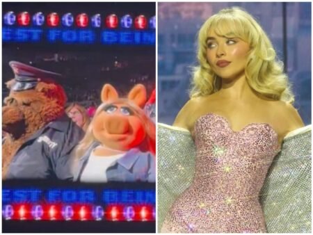 Sabrina Carpenter y Miss Piggy sorprenden en show de Los Ángeles