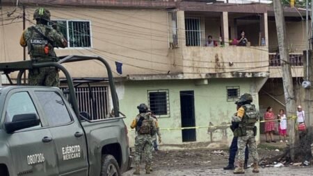 Hallan proyectil de mortero tras inundaciones en Poza Rica Hallan proyectil de mortero tras inundaciones en Poza Rica