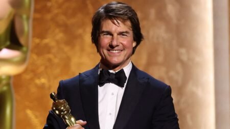 Tom Cruise recibe el Oscar honorífico por su trayectoria en 2025