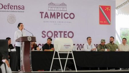Más de mil jóvenes participan en sorteo del Servicio Militar en Tampico