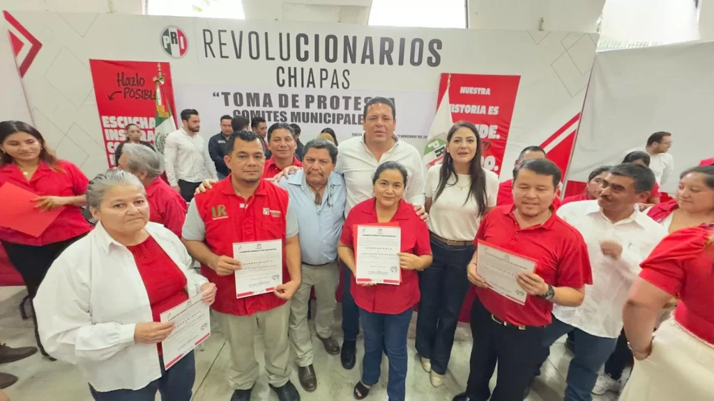 PRI renueva 42 comités directivos municipales en Chiapas