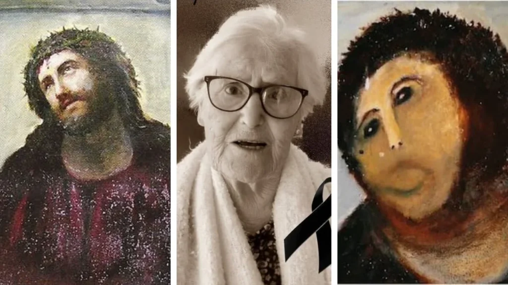 Fallece Cecilia Giménez, autora de la restauración del Ecce Homo