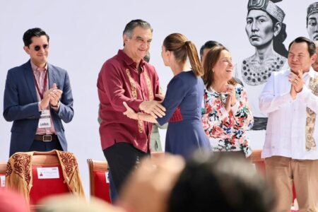 Américo Villarreal y Sheinbaum celebran 7 años de la 4T en CDMX Américo Villarreal y Sheinbaum celebran 7 años de la 4T en CDMX