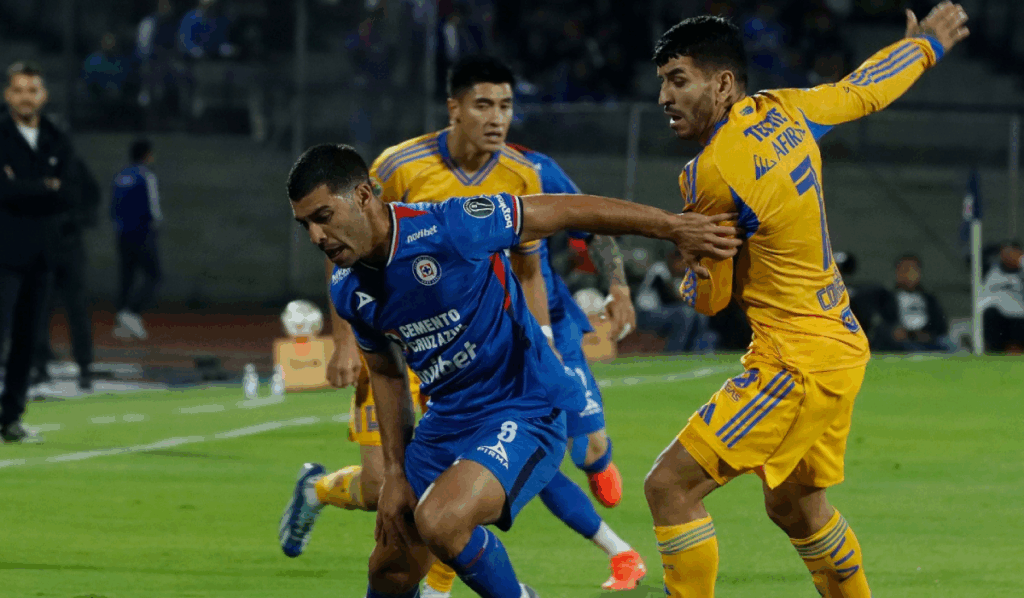 Cruz Azul y Tigres empatan 1-1 en ida de semifinal Apertura 2025