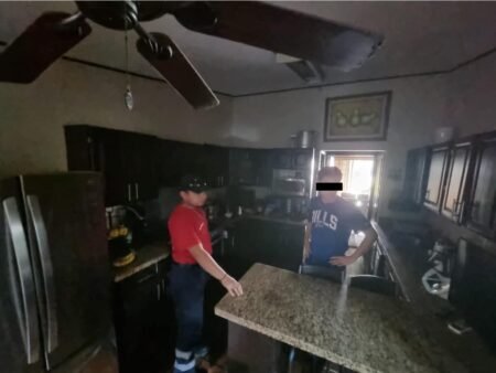 Bomberos controlan fuga de gas en vivienda de Ciudad Victoria