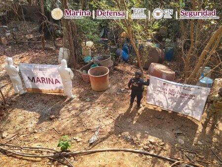 Desmantelan laboratorios de droga sintética en tres estados