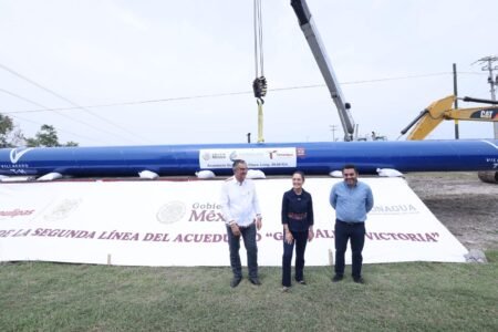 Sin riesgo para la población: Claudia Sheinbaum y Américo Villarreal activan plan integral de agua para Tamaulipas