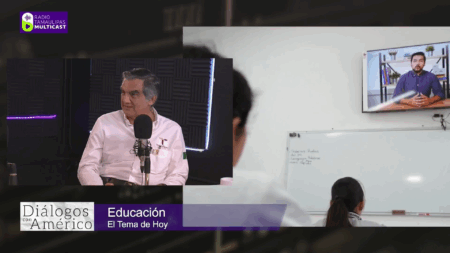 En Diálogos con Américo, gobernador detalla avances en infraestructura y permanencia escolar