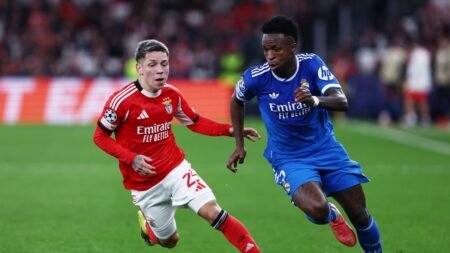 UEFA investiga a Prestianni por presuntos insultos racistas a Vinícius