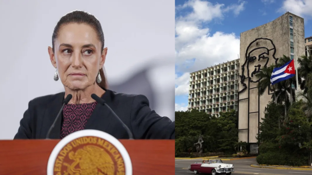 Sheinbaum respalda ayuda de México a Cuba ante bloqueo de EE UU Sheinbaum respalda ayuda de México a Cuba ante bloqueo de EE UU