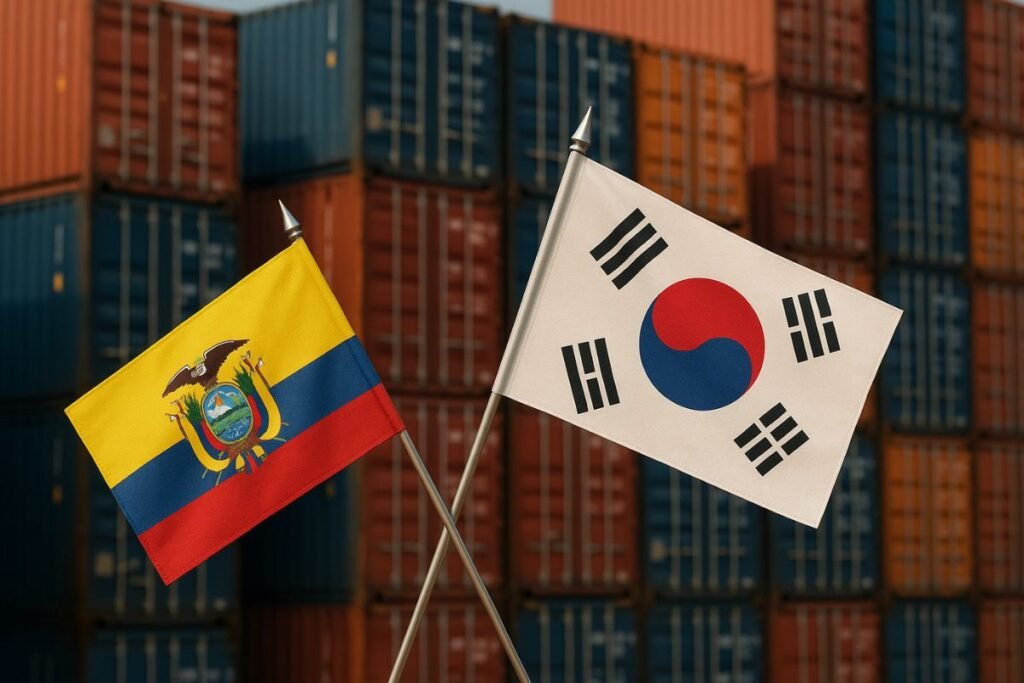 Ecuador y Corea del Sur sellan acuerdo para impulsar exportaciones