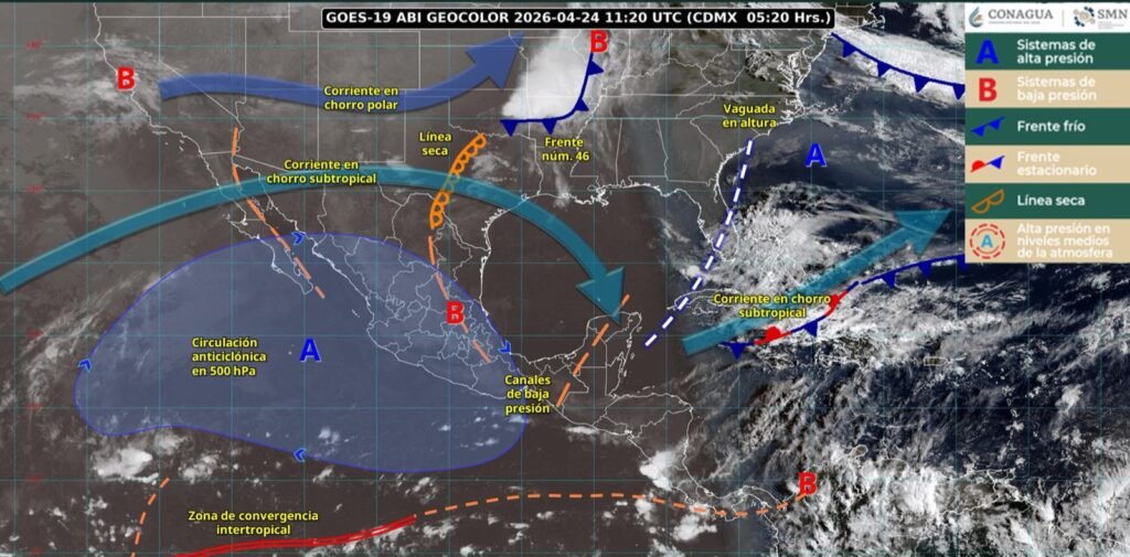 Tamaulipas: SMN prevé lluvias aisladas y onda de calor este viernes