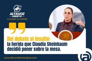 Altavoz Abierto | Del debate al insulto: la herida que Claudia Sheinbaum decidió poner sobre la mesa