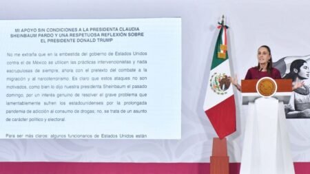 Sheinbaum agradece apoyo de López Obrador y niega división en Morena