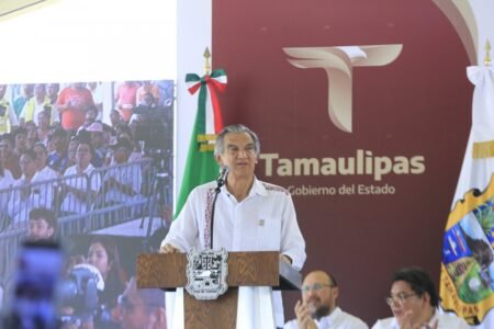 Américo Villarreal refrenda en El Mante compromiso con justicia y bienestar
