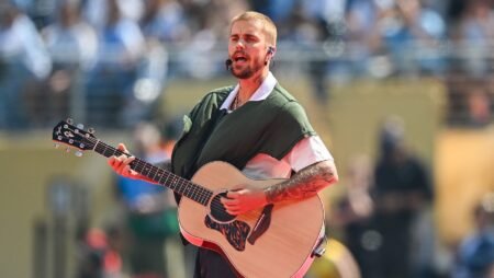 Justin Bieber aumenta 240% en streams tras final del Mundial 2026