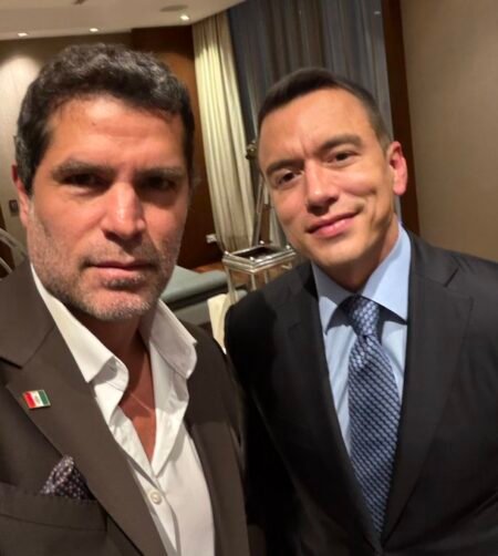 Verástegui y Noboa impulsan convenio contra la trata infantil Verástegui y Noboa impulsan convenio contra la trata infantil