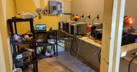 Aseguran granja de criptomonedas en Camargo, Tamaulipas