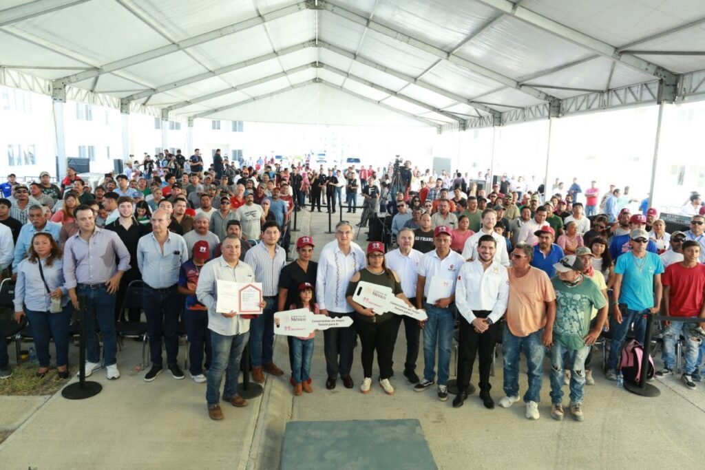 Tamaulipas registra 72% de avance en Vivienda para el Bienestar
