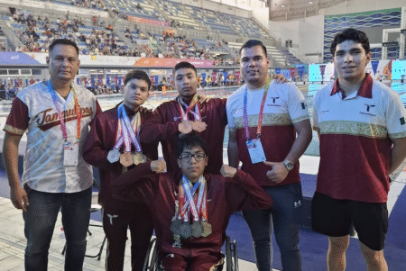 Tamaulipas obtiene 26 medallas en la Paralimpiada Nacional 2026
