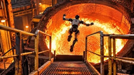 Figure AI destruye robots F.02 en horno de acero en Finlandia
