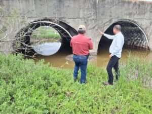 San Fernando inspecciona puente dañado en ejido Vergeles San Fernando inspecciona puente dañado en ejido Vergeles