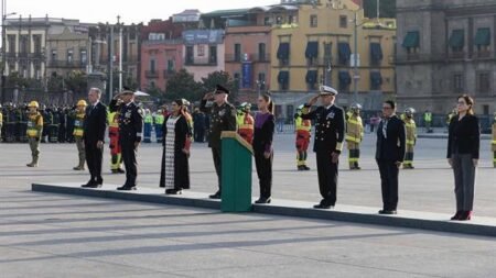 Sheinbaum homenajea a víctimas de sismos 1985 y 2017 en CDMX